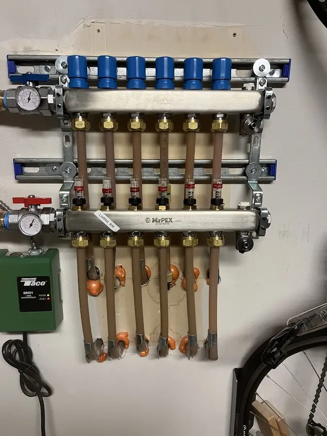 Plumber performing Leak Detection at a residential property in Ensley